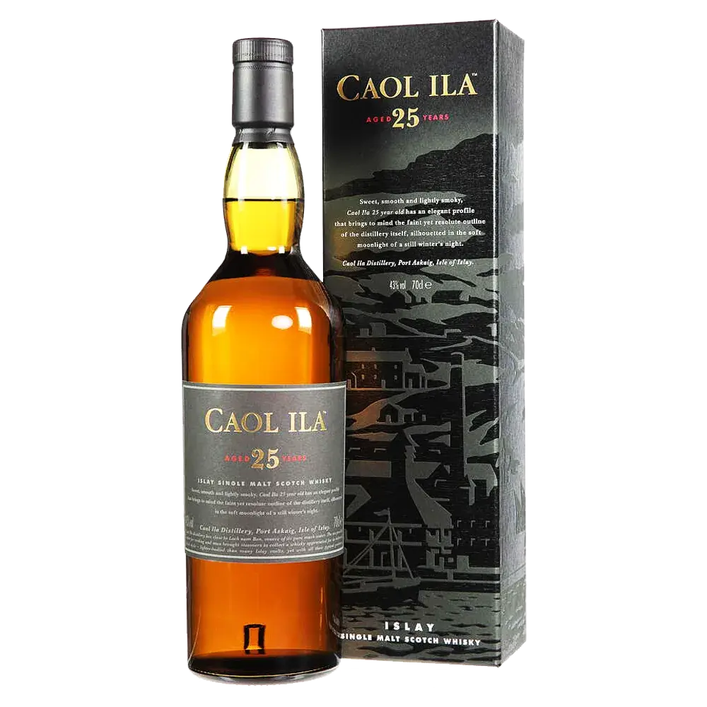 CAOL ILA 25 Years, Islay Single Malt Scotch Whisky DELICATE Wines SG