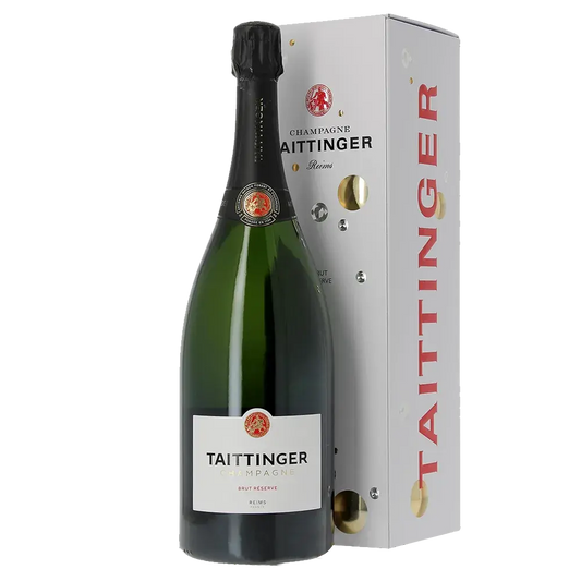 Taittinger Brut Reserve Gift Box Set 750ml DELICATE Wines SG