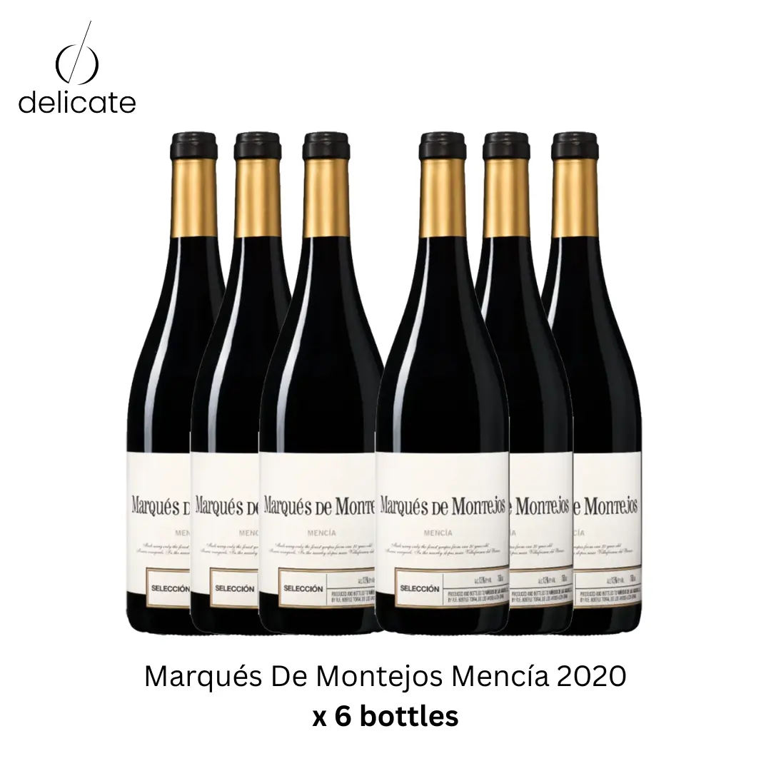 [WEEKLY PROMOTION] Marqués De Montejos Mencía 2020 x 6 bottles DELICATE Wines SG